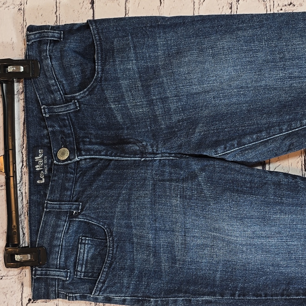 Les Halles Dark Blue Denim Ankle/Cropped Jeans Size 28 - Picture 4 of 11